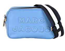 Logo Camera Bag, Leather, Blue, MIP, S, 2*